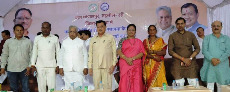 गोपालपुर औद्योगिक क्षेत्र से कोरबा के विकास को मिलेगी नई दिशा, निवेश और रोजगार के बढ़ेंगे अवसर : मंत्री लखन लाल